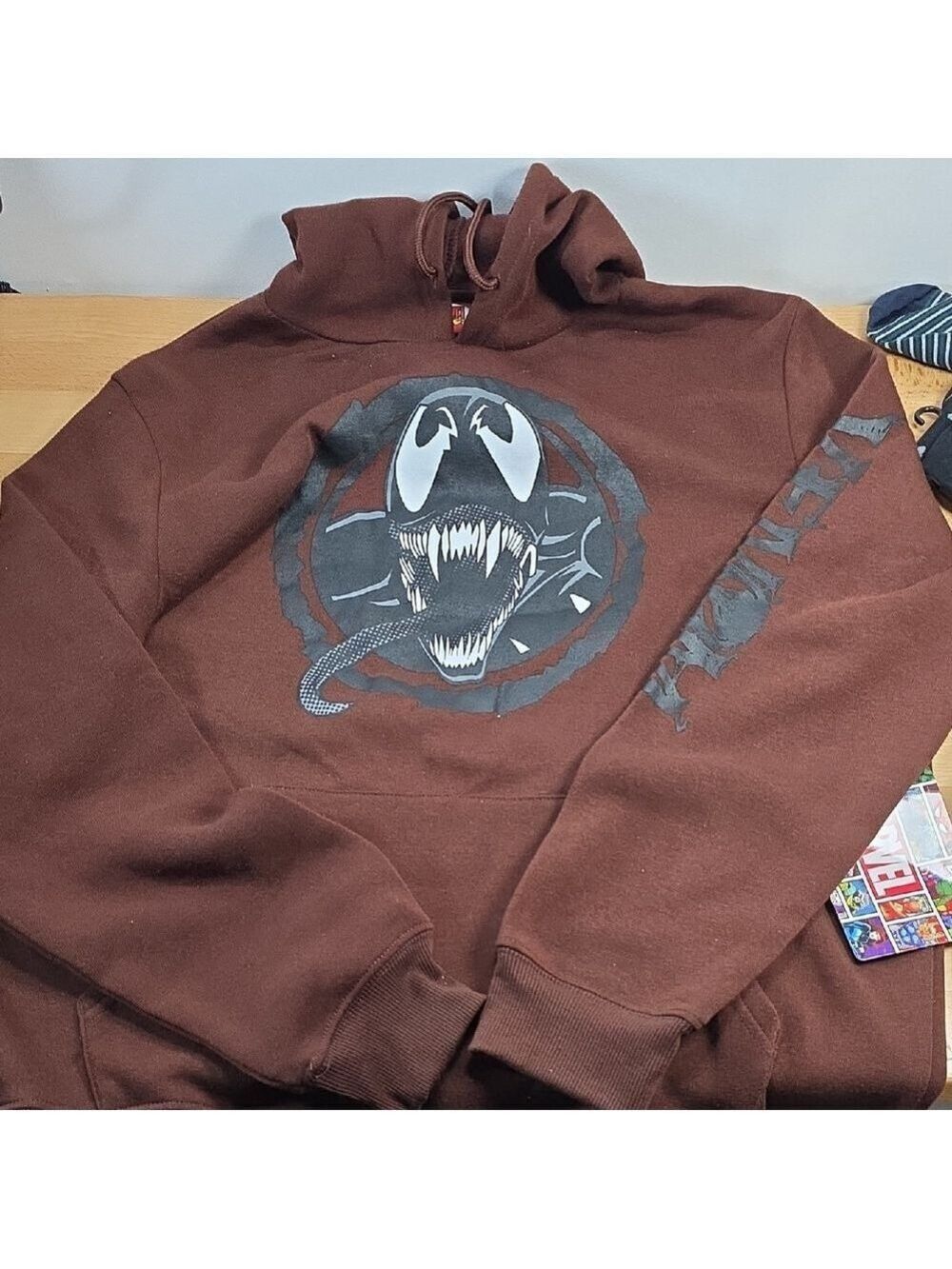 Marvel Brown Venom Graphic Sweater